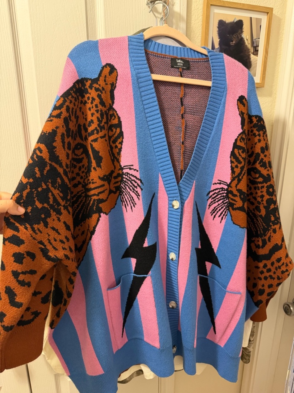 Dressed in Lala - Say It To My Face Oversized Leopard Cardigan (2X/3X)